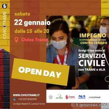 Servizio Civile Universale con Fondazione Trame e Ala: 22 gennaio l'Open Day al Civico Trame di Lamezia Terme - GeosNews