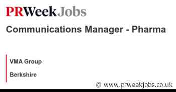VMA Group: Communications Manager - Pharma