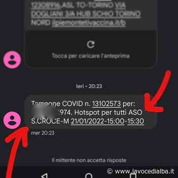 Torinese positivo al Covid deve venire a fare il tampone a Cuneo - LaVoceDiAlba.it