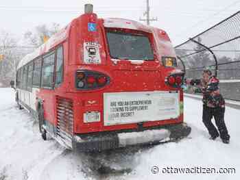 OC Transpo buses were stuck 374 times during the blizzard, commission told