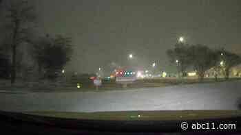 Roads began to deteriorate as snow, ice accumulate