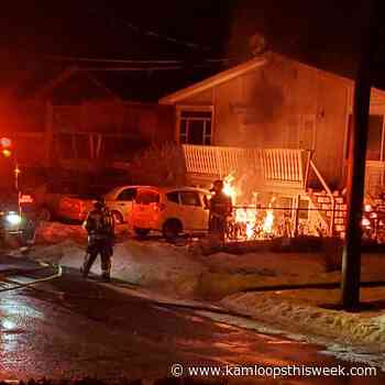 Car fire doused before flames could reach North Kamloops home - Kamloops This Week