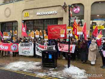 Stuart Delivery fast food couriers stage demo in Sheffield in pay row involving Just Eat and McDonald's | The Star - The Star
