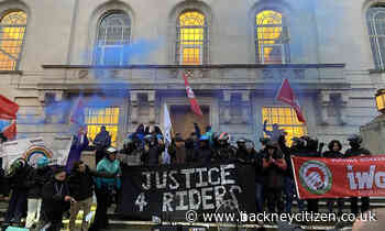 Fast food couriers stage Town Hall protest as they fight for better parking near Dalston McDonald's - Hackney Citizen
