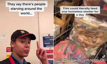 Greggs worker filmed video of 'mountains' of food going to waste every day - Daily Mail