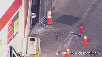 Northwest Baltimore Gas Station Targeted In Attempted ATM Theft - CBS Baltimore