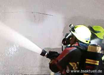 Senden: Brand einer Containergarage in Aufheim - BSAktuell