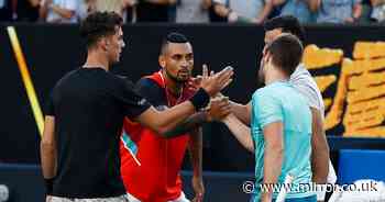 Nick Kyrgios challenged to fight in players' gym by losing opponents at Australian Open
