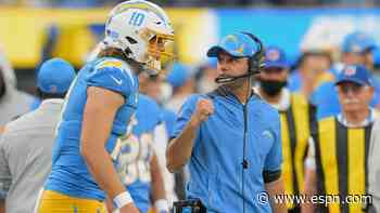 Chargers, Brandon Staley feel they're heading in right direction