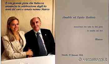 VERCELLI – Gli 80 anni di Marco Barberis – Giornalista per professione, politico per passione – - VercelliOggi.it - vercellioggi.it/