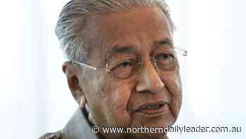 Former Malaysian PM Mahathir in hospital - The Northern Daily Leader