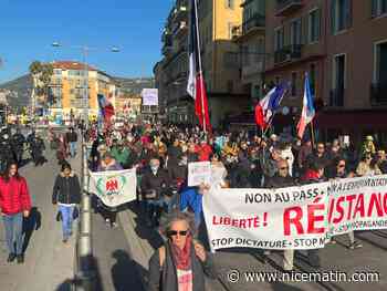 Une nouvelle manif anti pass dans les rues de Nice, la ligne 1 du tramway coupée