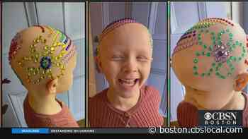 Rhode Island Family Decorates Daughter's Head With Gems For Wacky Hair Day - CBS Boston