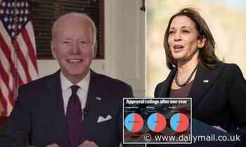 Joe Biden praises Kamala Harris for being the 'best partner' amid historically low approval ratings