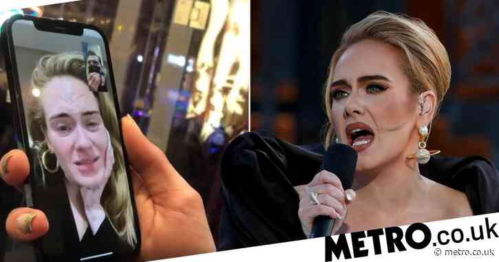 Emotional Adele FaceTimes 50 stunned fans to apologise after they travelled to Las Vegas before her show was cancelled