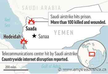 Yemeni rebels say Saudi-led airstrike on prison killed 70 - Virden Empire Advance