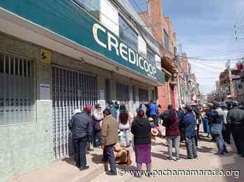 Juliaca: ahorristas piden no cerrar “Credicoop Arequipa” para recuperar su dinero - Pachamama radio 850 AM