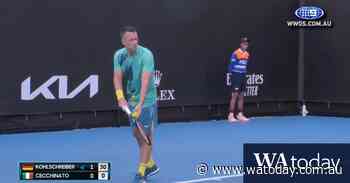Philipp Kohlschreiber vs Marco Cecchinato: Australian Open 2022 - WAtoday