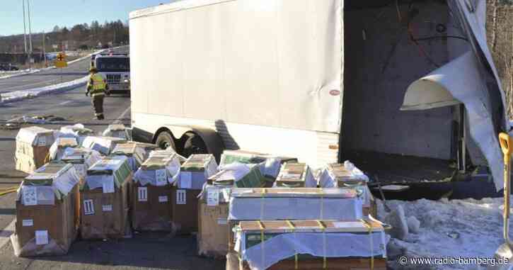 Laboraffen türmen nach Autounfall