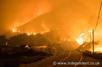 Wildfire near Highway 1 in Big Sur forces evacuations around iconic area