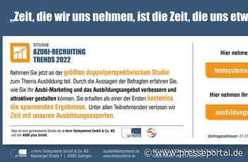 Azubi-Recruiting Trends 2022 am Start / Impulse zu zeitgemäßem Marketing und Recruiting für duale... - Presseportal.de