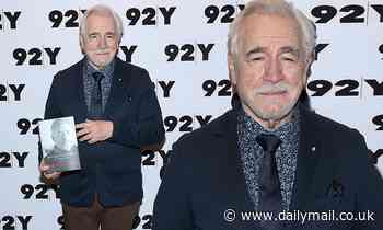 Brian Cox hits promotional trail for his new memoir with discussion event in NYC - Daily Mail