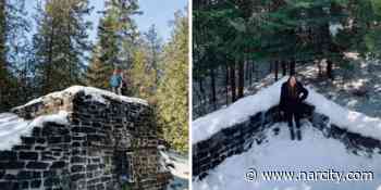 This Hidden Ottawa Hiking Trail Will Lead You Past Snow-Covered Ruins (PHOTOS) - Narcity Canada
