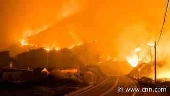 Wildfire burns near California's Highway 1, prompting evacuations