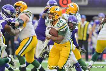 AJ Dillon DFS Value, Prop Bets: Dillon is one of the best values for the Divisional Round - Pro Football Network