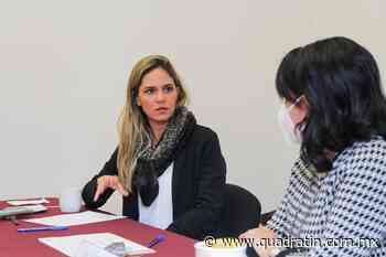 Exhorta Daniela de los Santos a concluir distribuidores de Morelia - Quadratín Michoacán
