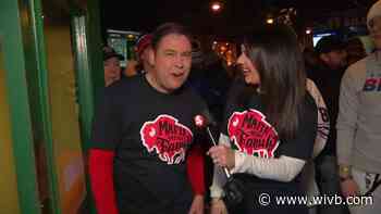 Bills fans pack Kansas City backer bar, including a familiar face