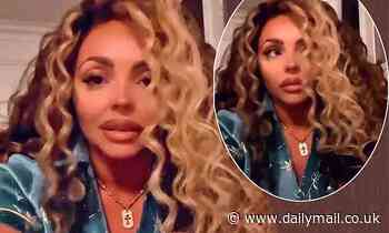 Jesy Nelson reveals she feels like she's been awake for 'three days' as she suffers from jet lag - Daily Mail