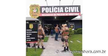 Dupla é presa em Imbituba após furtar ferragens de máquinas utilizadas nos serviços de dragagem no porto - Portal AHora