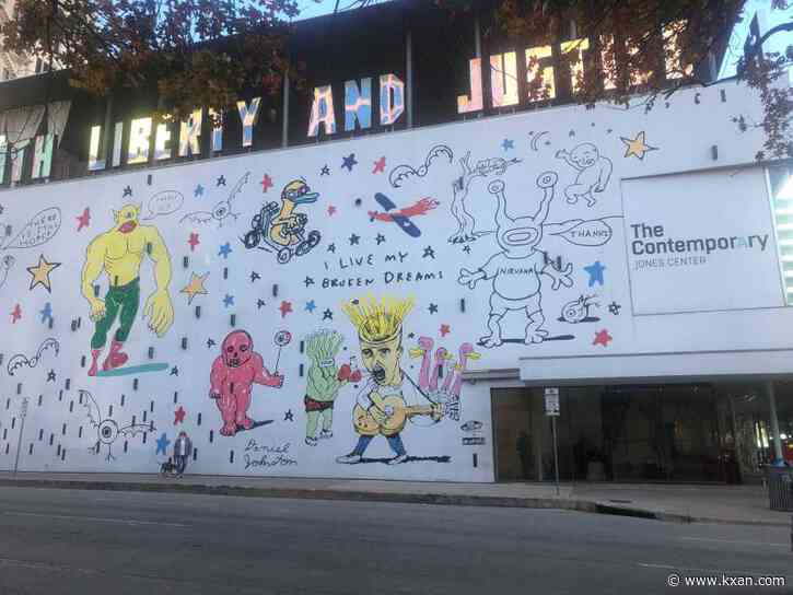 Mural honoring 'Hi, How Are You' advocate Daniel Johnston unveiled in downtown Austin