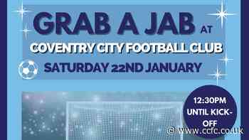 NEWS: Pre-match COVID-19 Vaccination Clinic at Saturday's game - Coventry City