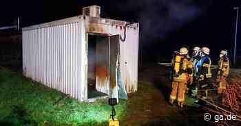 Lohmar: Wohncontainer brennt aus - General-Anzeiger Bonn