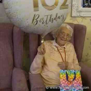 Jean enjoys her 102nd birthday - Farnham Herald