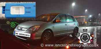 Blackburn cannabis driver stung in cloned Honda Civic after failing to stop for police