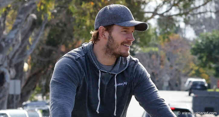 Chris Pratt Goes for Morning Bike Ride Around Los Angeles
