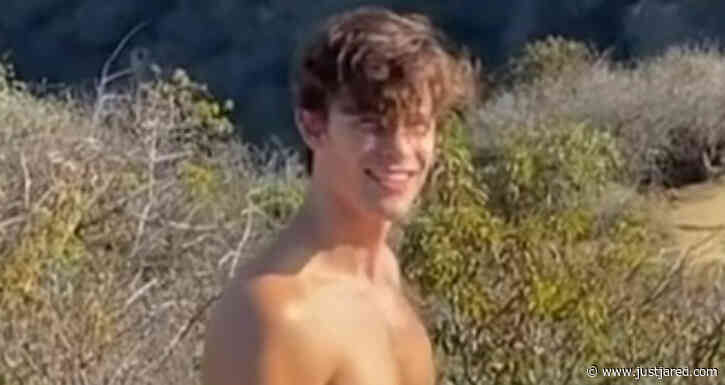 Shawn Mendes Takes a Tumble While Trying to Pose for Shirtless Photo - Watch!