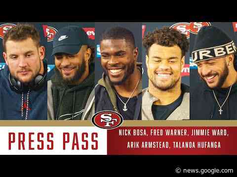 Bosa, Warner, Armstead, Ward, Hufanga Talk 'Storybook' Ending vs. Packers | 49ers - San Francisco 49ers