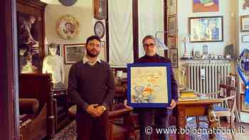 FOTONOTIZIA. Gemellaggio Dalla - De Andrè nell'opera dell'artista Luna Taliercio - BolognaToday