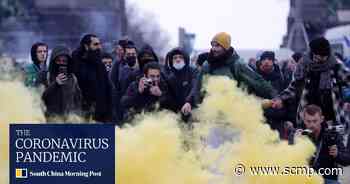 Brussels police use water cannon and tear gas at coronavirus protests - South China Morning Post