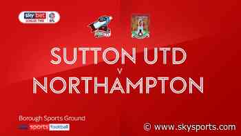 Sutton 0-0 Northampton: Goalless at Gander Green Lane - Sky Sports