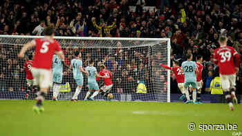 Manchester United wacht tot allerlaatste minuut om West Ham neer te halen - sporza.be
