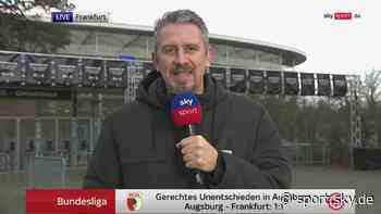 Frankfurt: SGE spielt nur 1:1 in Augsburg - Sky Sport