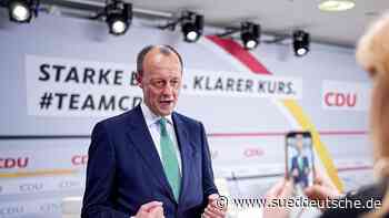 Günther: Merz-Wahl ist "starkes Zeichen der Geschlossenheit" - Süddeutsche Zeitung - SZ.de