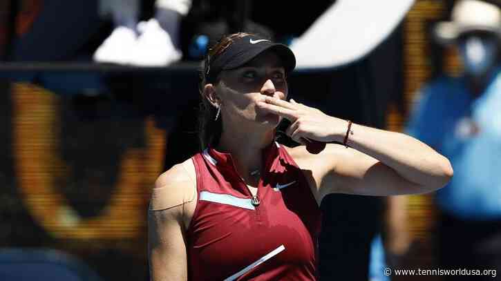 Paula Badosa: I thought I was serving bad then I saw it was Madison Keys' game