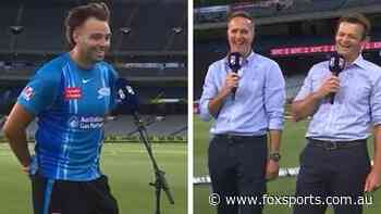 ‘Start the car!’: BBL cult hero’s epic interview has Gilly and Vaughan in stitches