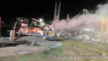 No one injured after boat fire in the Outer Banks, officials say